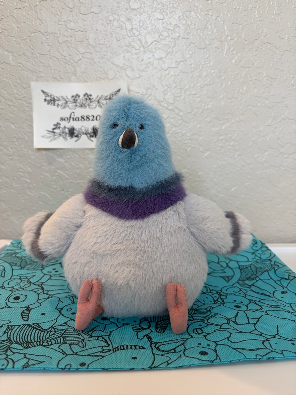 Jellycat Amuseable Fluffy Plush Doll Strutton Pigeon Birthday Gift Kids Toy